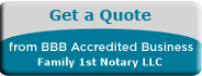 Family 1st Notary LLC  BBB Business Review
